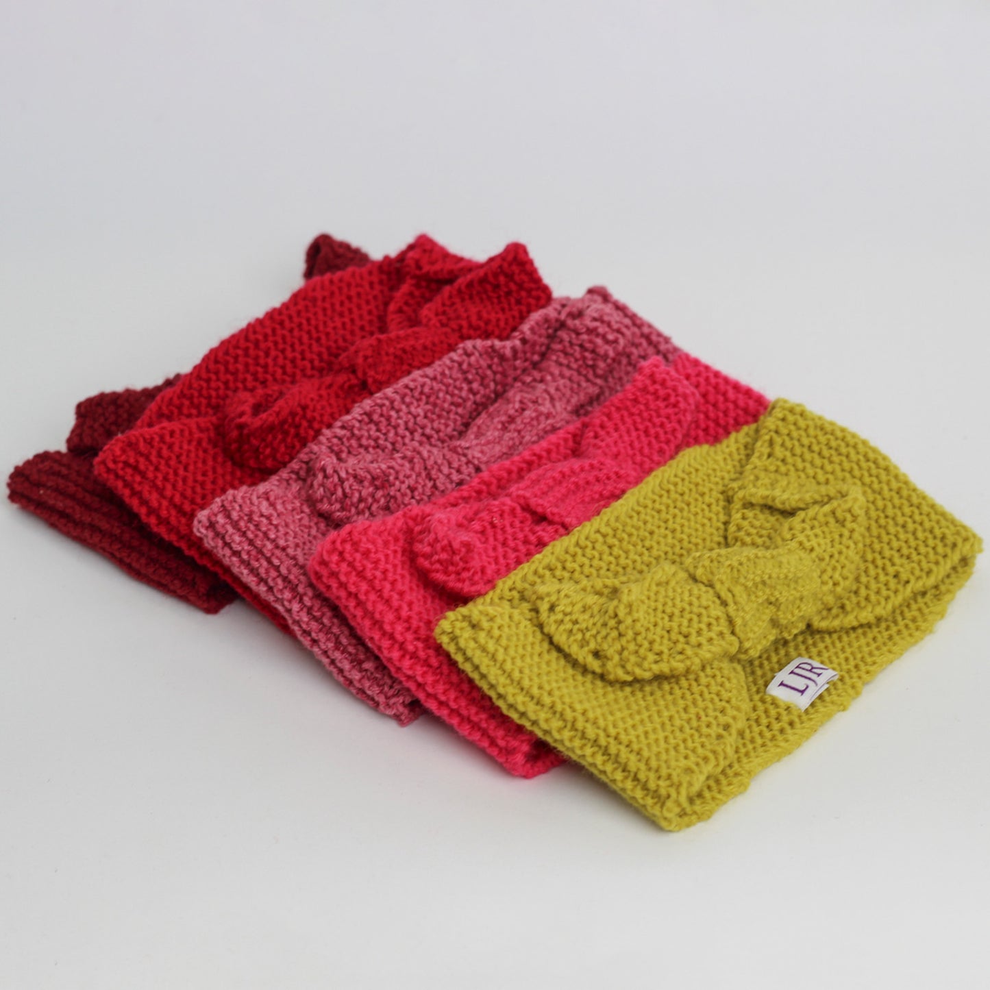 Nassau Knitted Turban Headwrap Headband in Mid Grey Wool