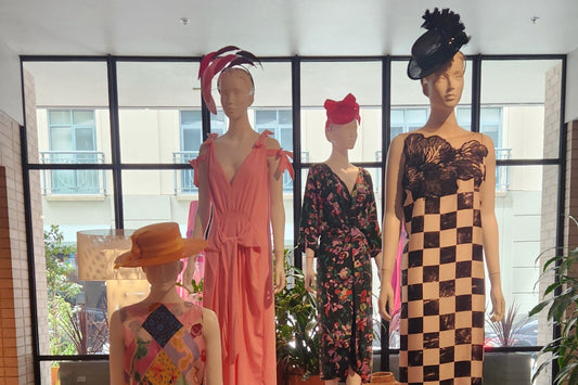 Installation at Hyatt Centric Melbourne 2025 | Madi & Pip and Lauren J Ritchie Millinery