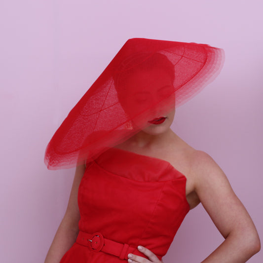 Red Tulle Mayfair for Myer Millinery Award 2019