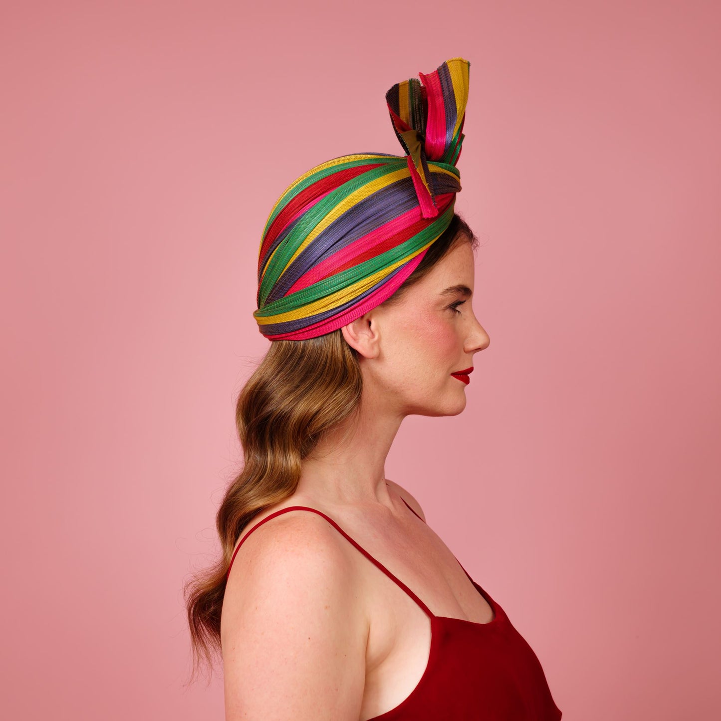 Celine rainbow jinsin turban