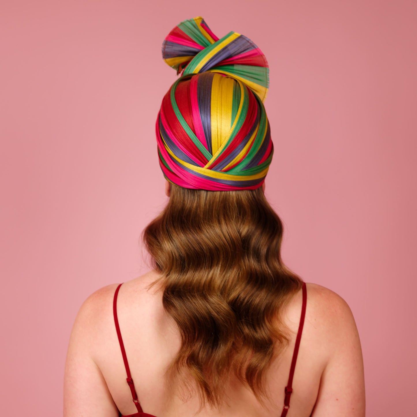 Celine rainbow jinsin turban