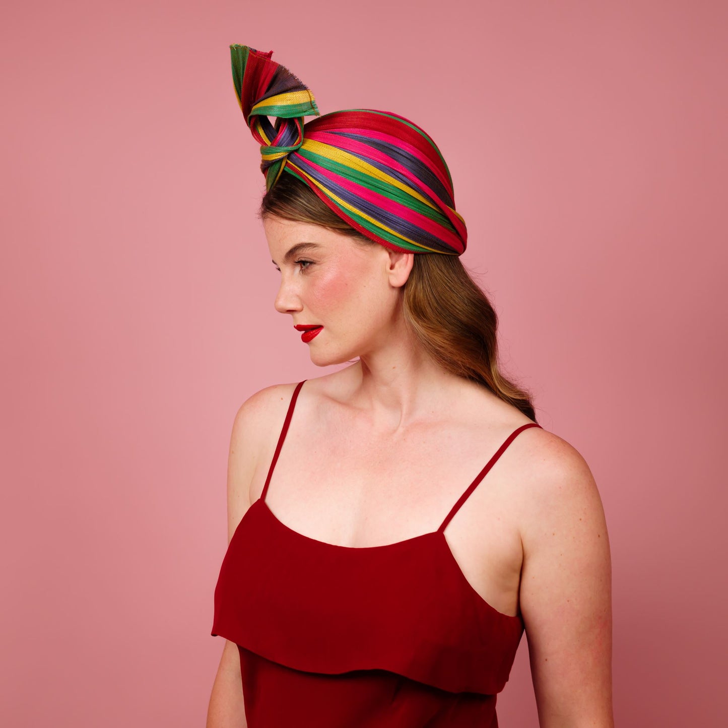 Celine rainbow jinsin turban