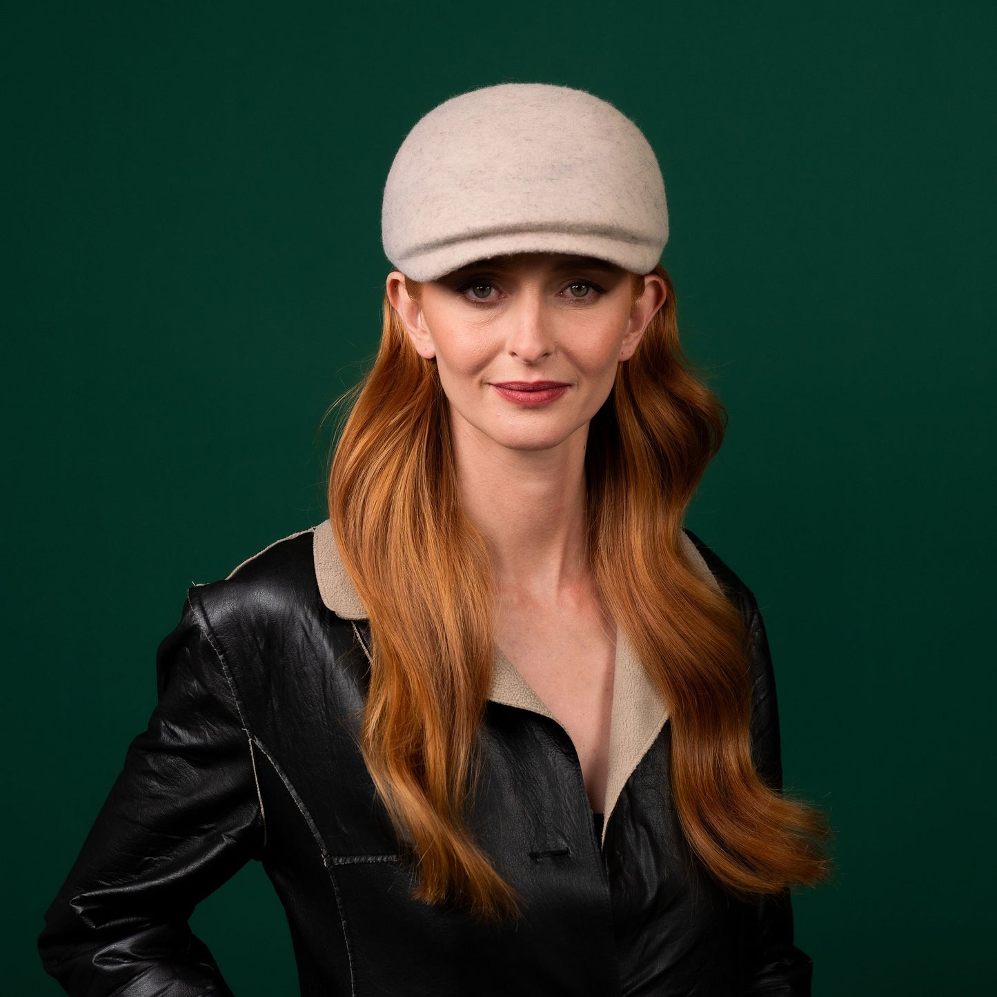 Egan All In One Men's Style Flat Cap One Felt Winter Racewear Hat