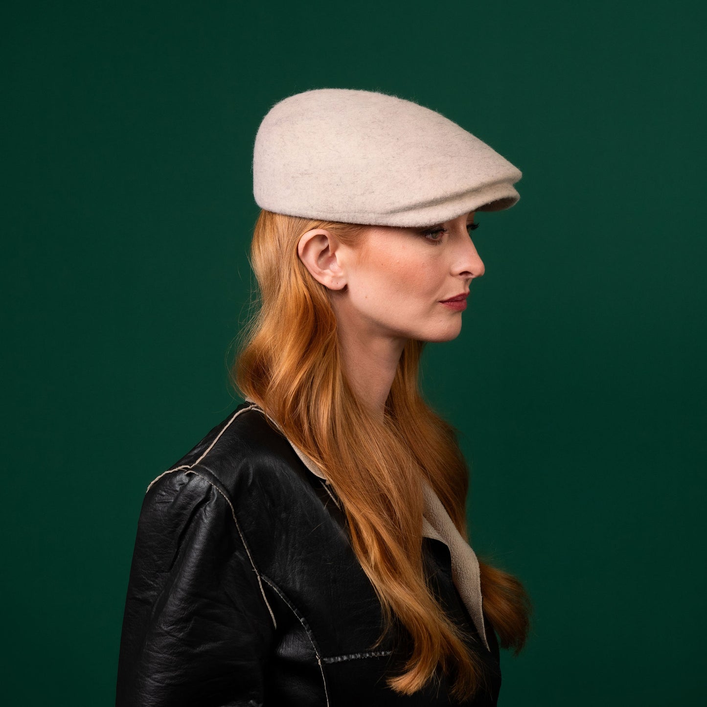 Egan All In One Men's Style Flat Cap One Felt Winter Racewear Hat