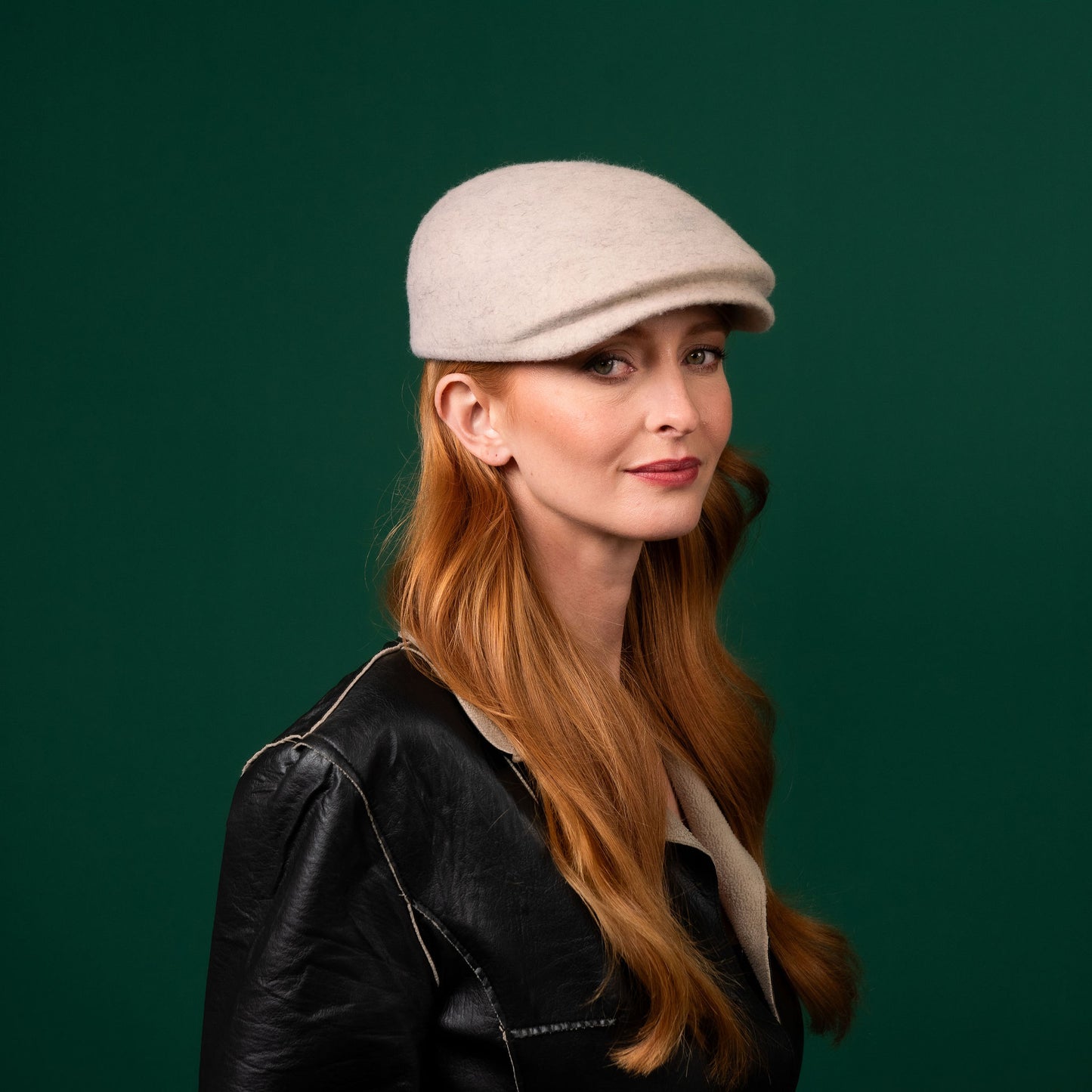 Egan All In One Men's Style Flat Cap One Felt Winter Racewear Hat