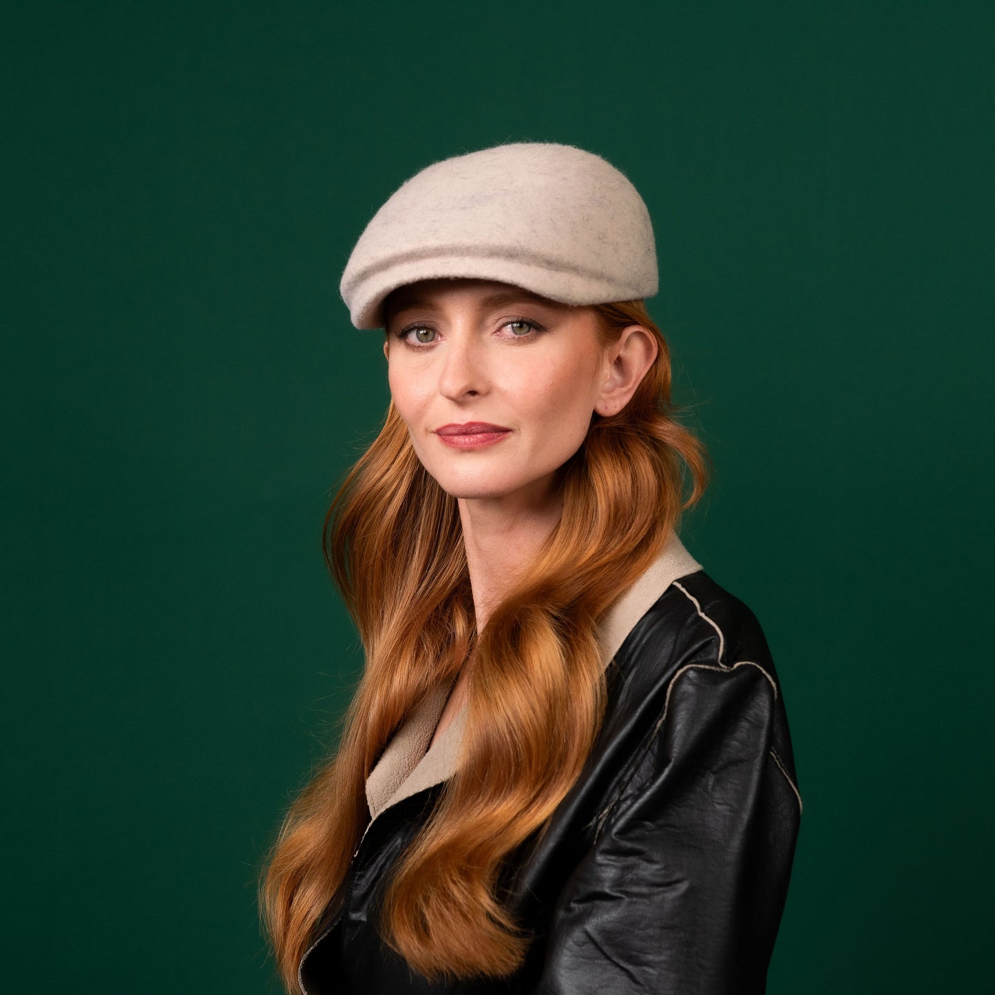 Egan All In One Men's Style Flat Cap One Felt Winter Racewear Hat