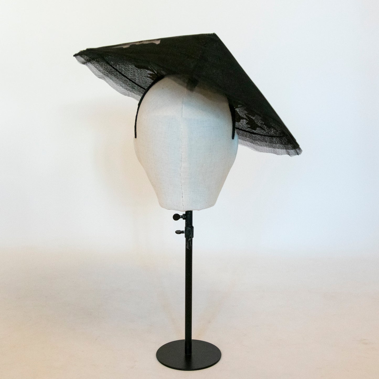 Tesselation in Flight Black Tulle Pitch Shape with Gold Bird Shape