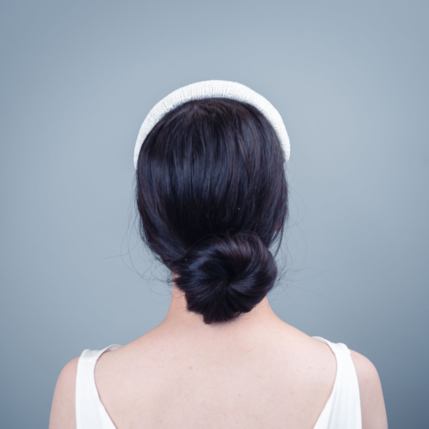 By Your Side Lace Wedding Bandeaux in white