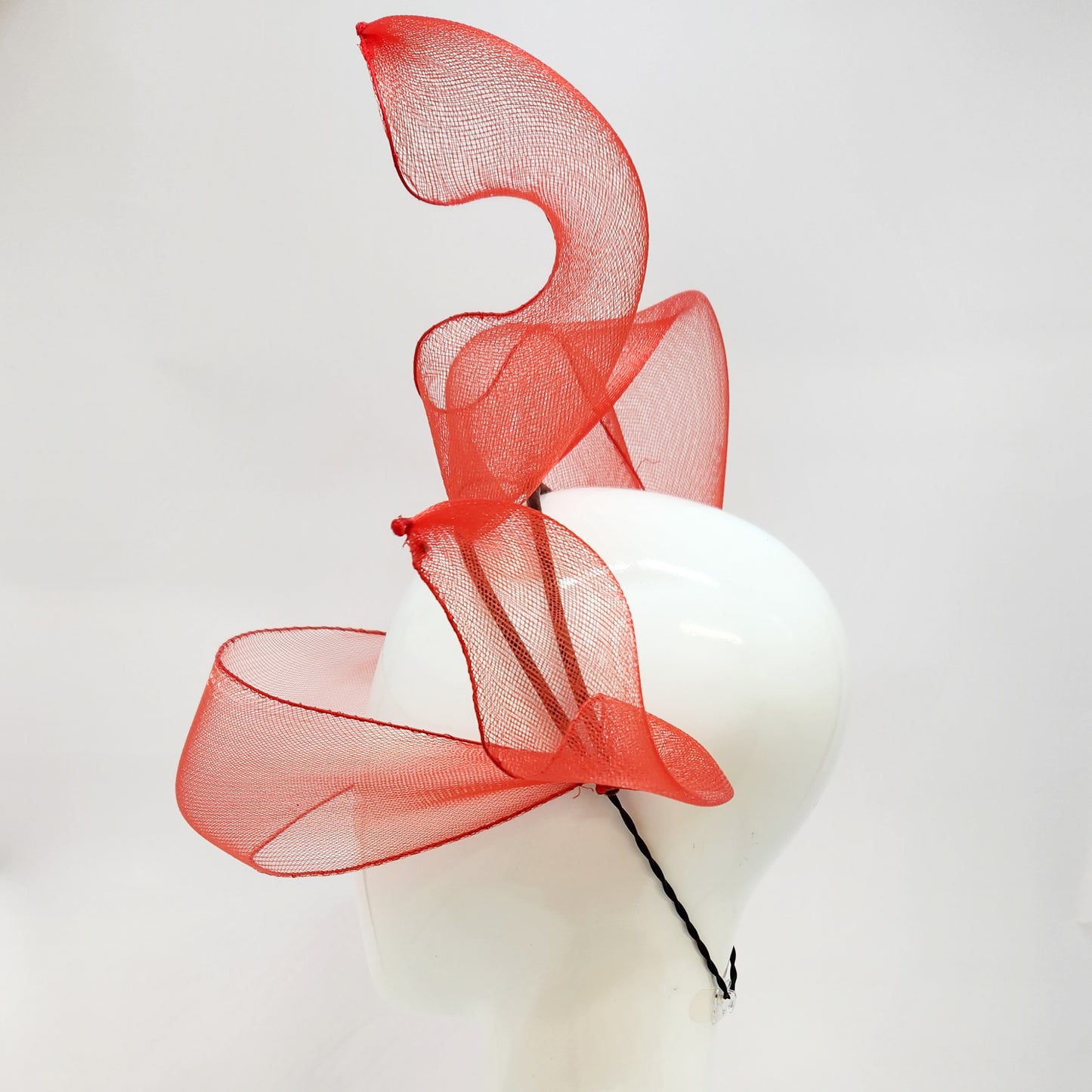 Downie Bow with Headband in Red