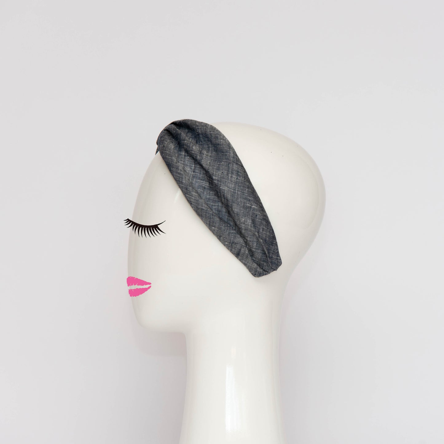 Georgie Headband in Denim Blue