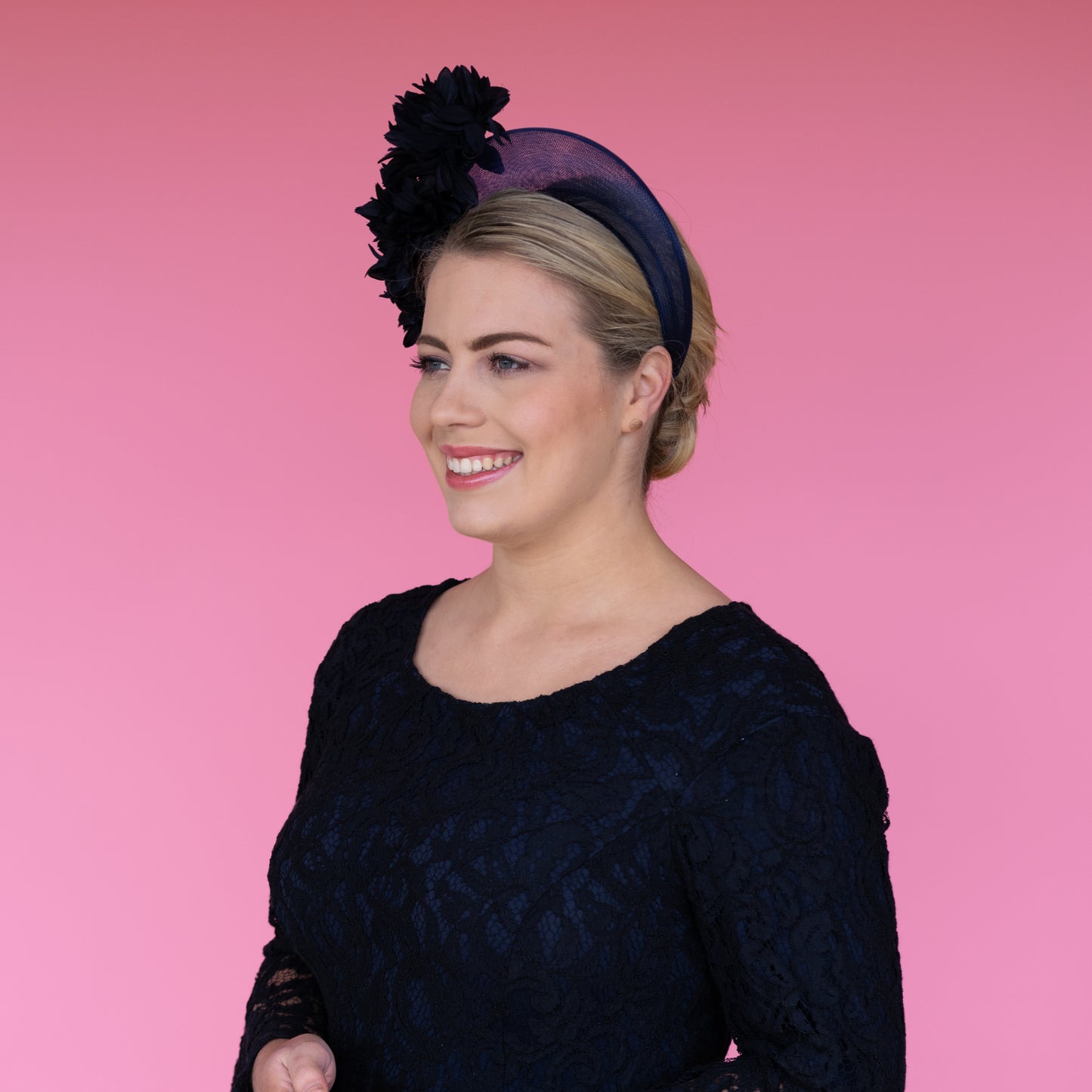 Hansonville Headband in Navy