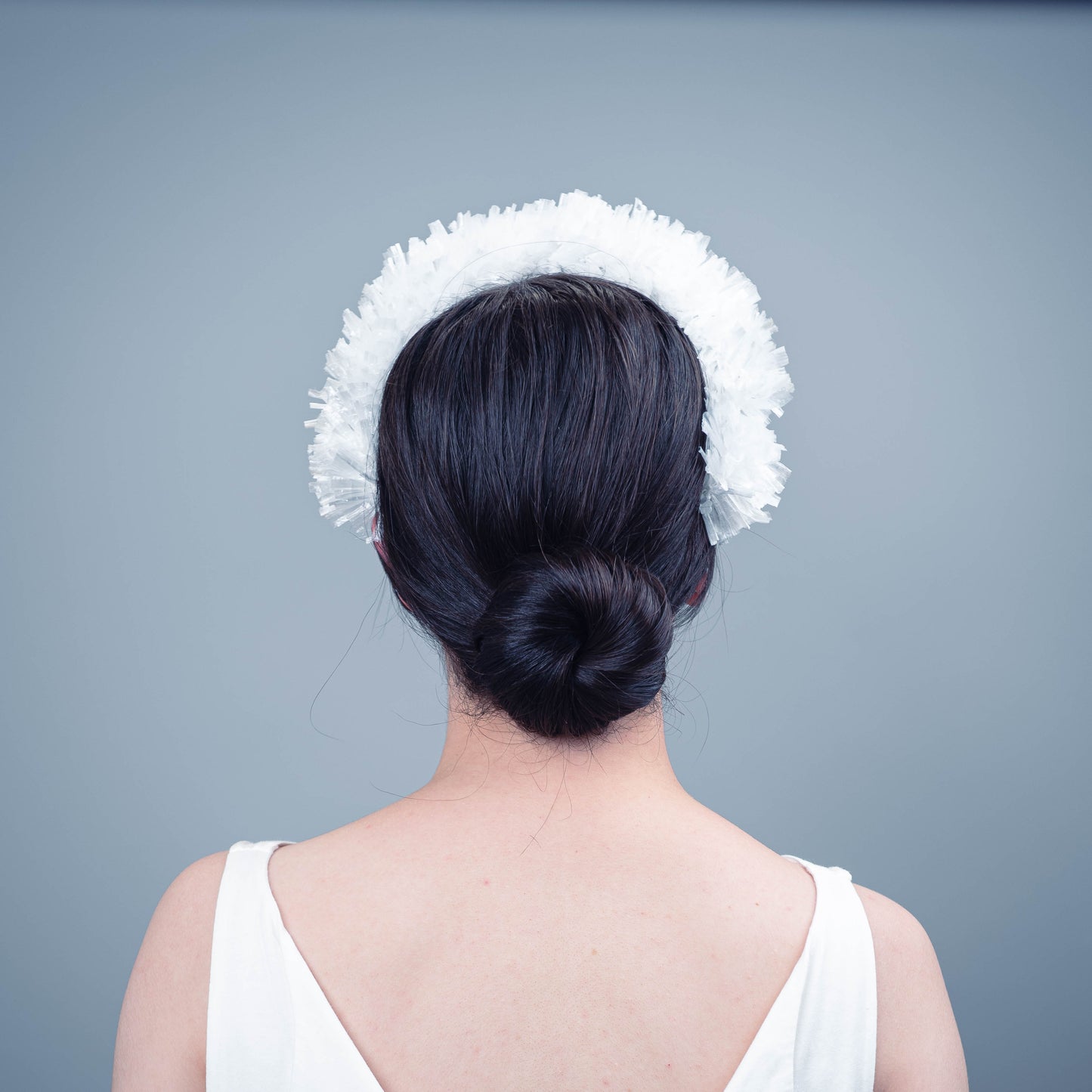 If I Ain’t Got You Ruffled Headpiece